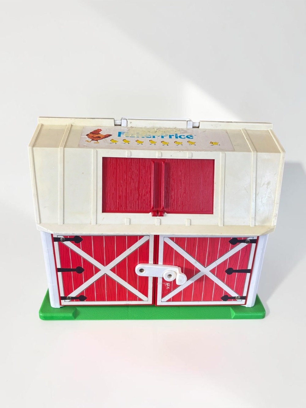Vintage 1986 Fisher Price Little People Play Family Farm Barn Toy